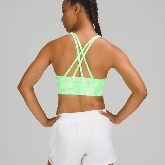 LULULEMON Energy Bra High Neck Long Line size 4 - Picture 2 of 6